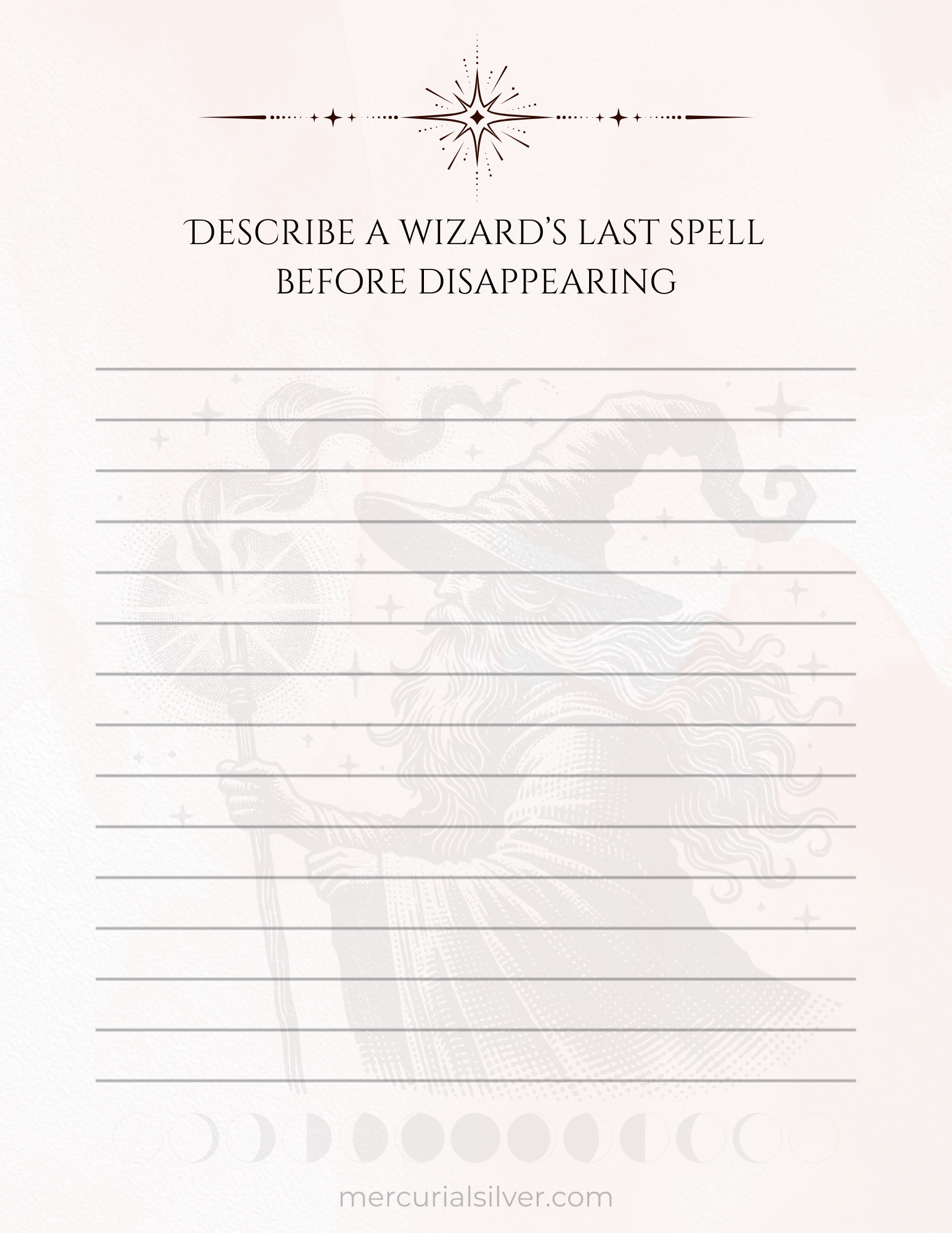 30-Day Fantasy-Themed Writing Prompts — Digital Workbook