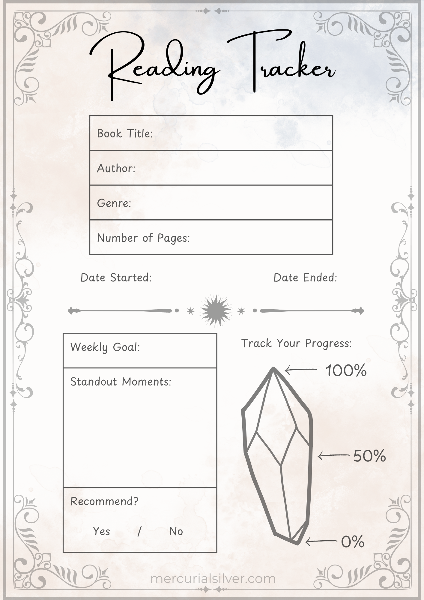 Fantasy Book Club Complete Kit — Digital Download