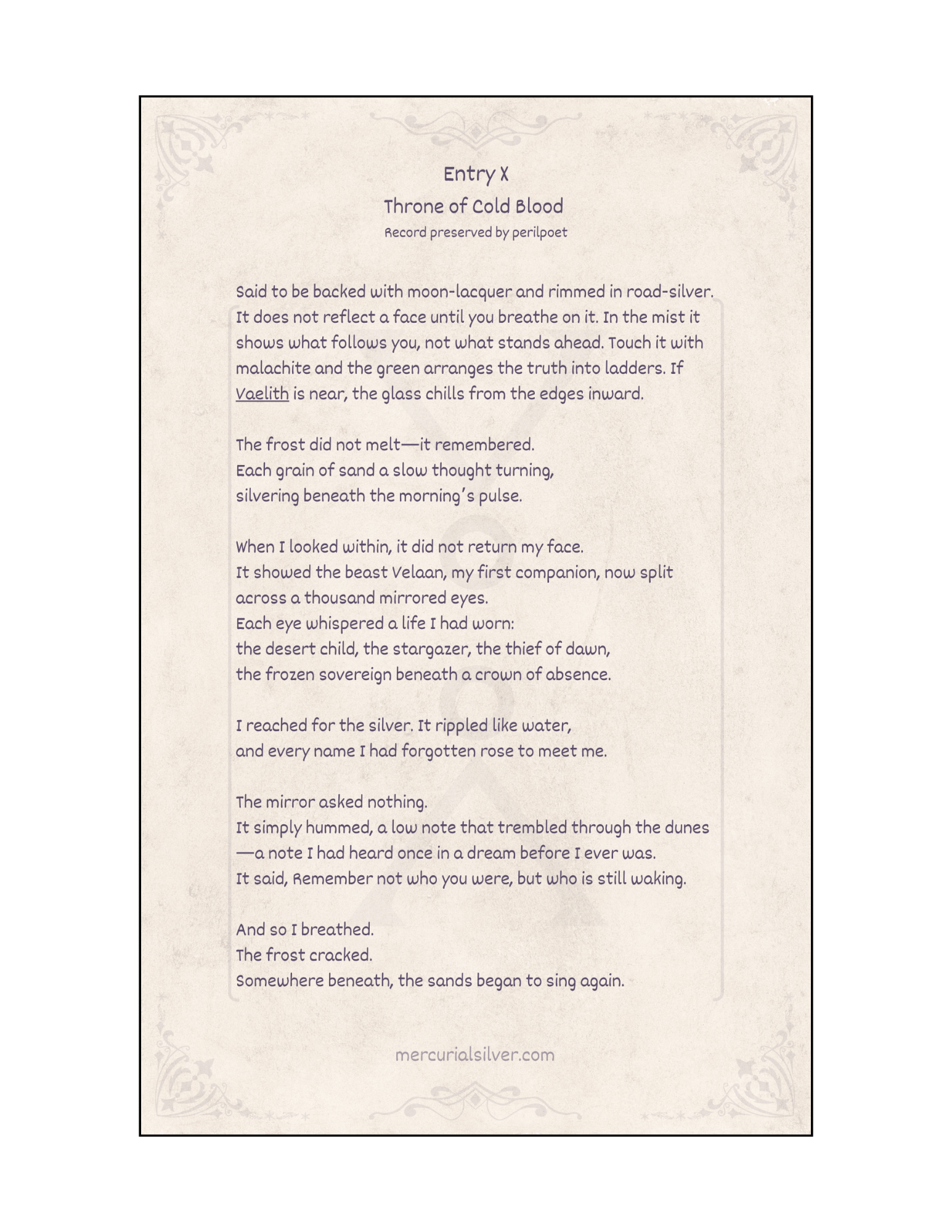 Mirror of Velaan – Vintage Chinese Jadeite & Sterling Silver Hand Mirror