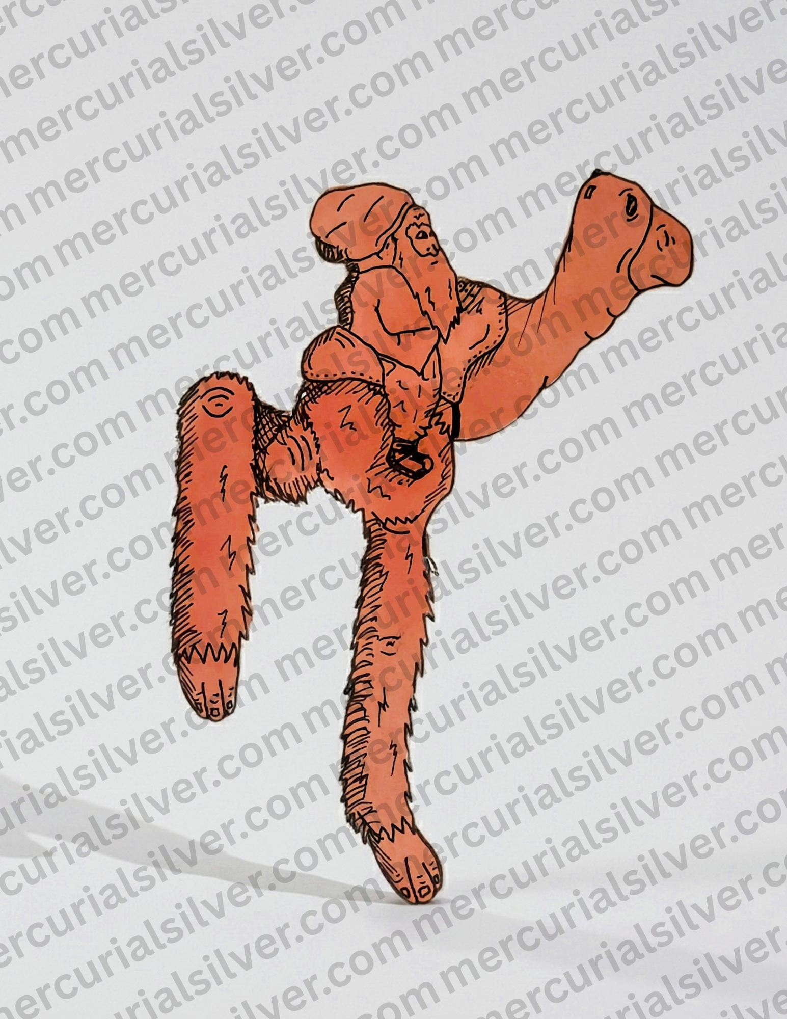 Desert Dreamwalker - Ink Art Printable