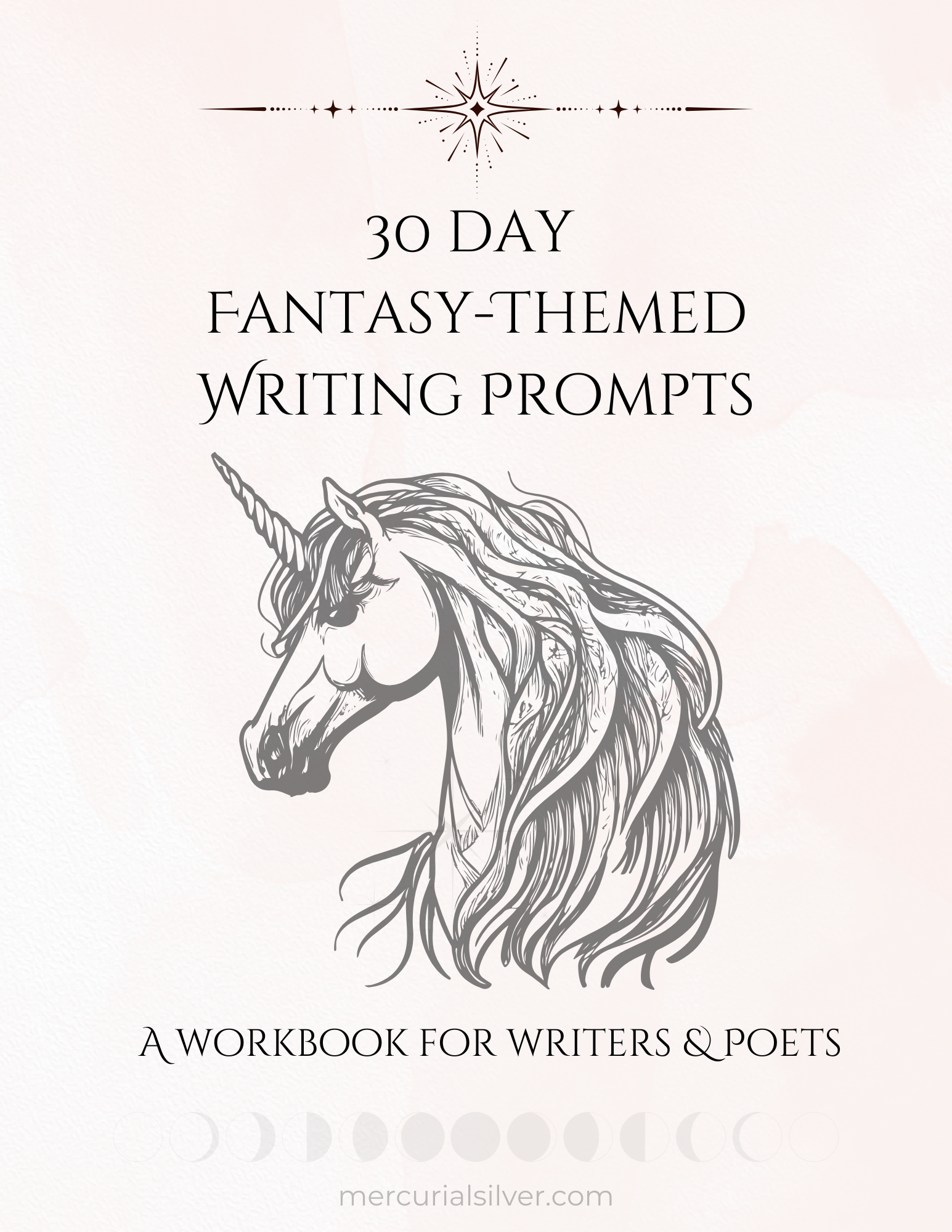 30-Day Fantasy-Themed Writing Prompts — Digital Workbook