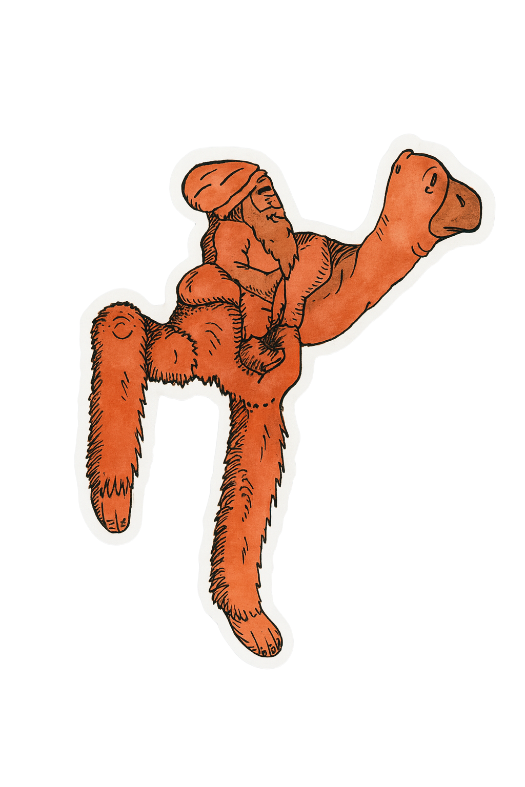 Desert Dreamwalker - Bubble-Free Vinyl Sticker