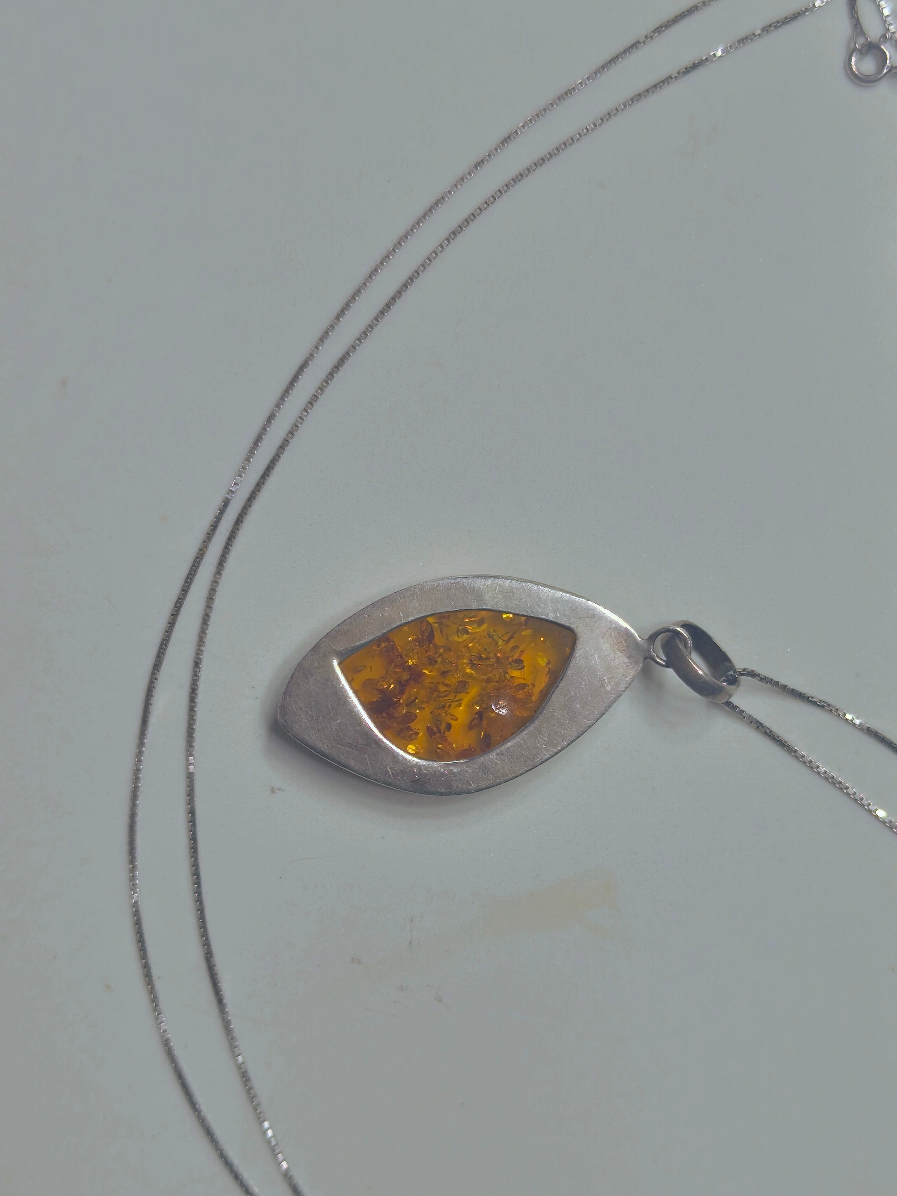 Amber Light Necklace
