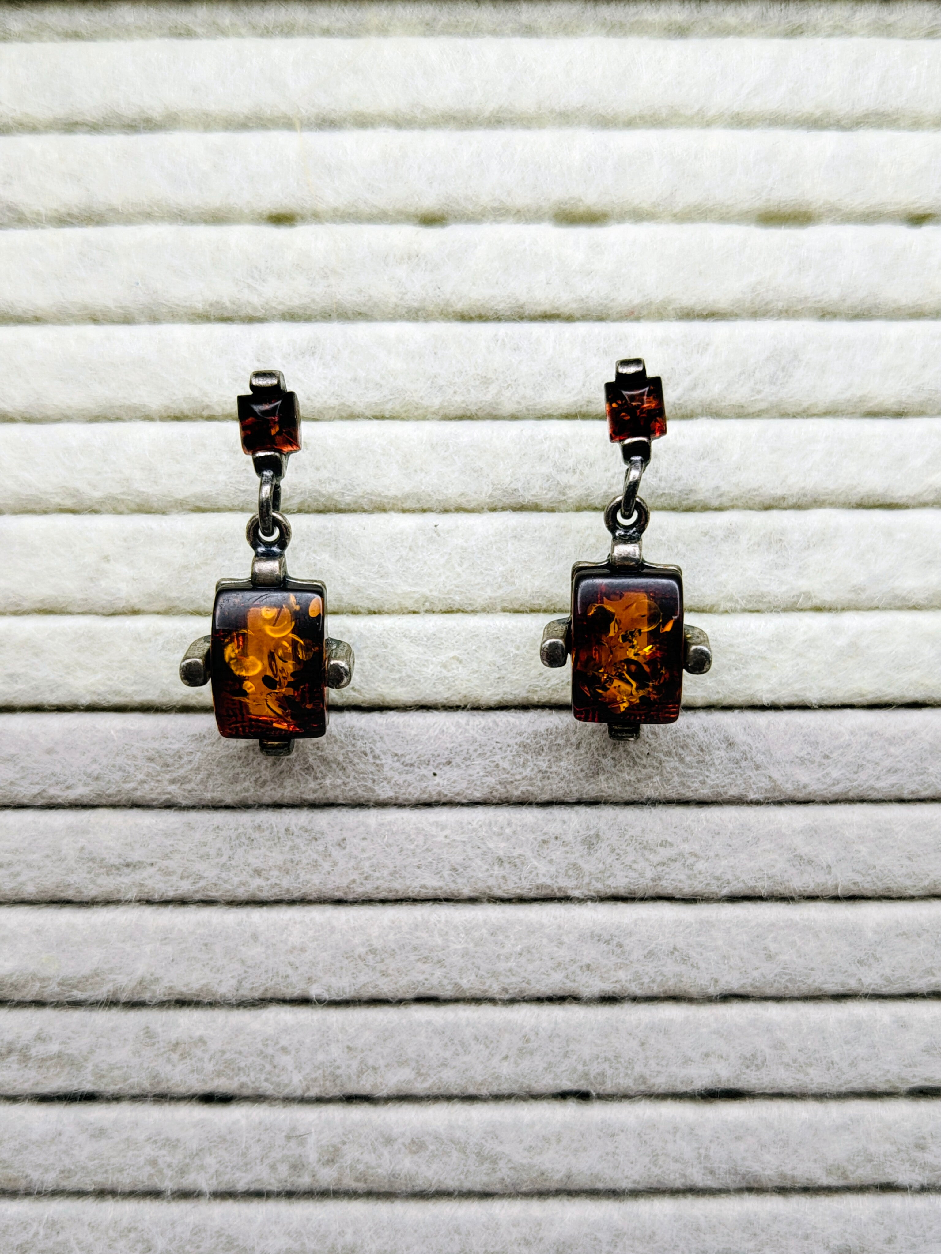 Amber Glyph Earrings