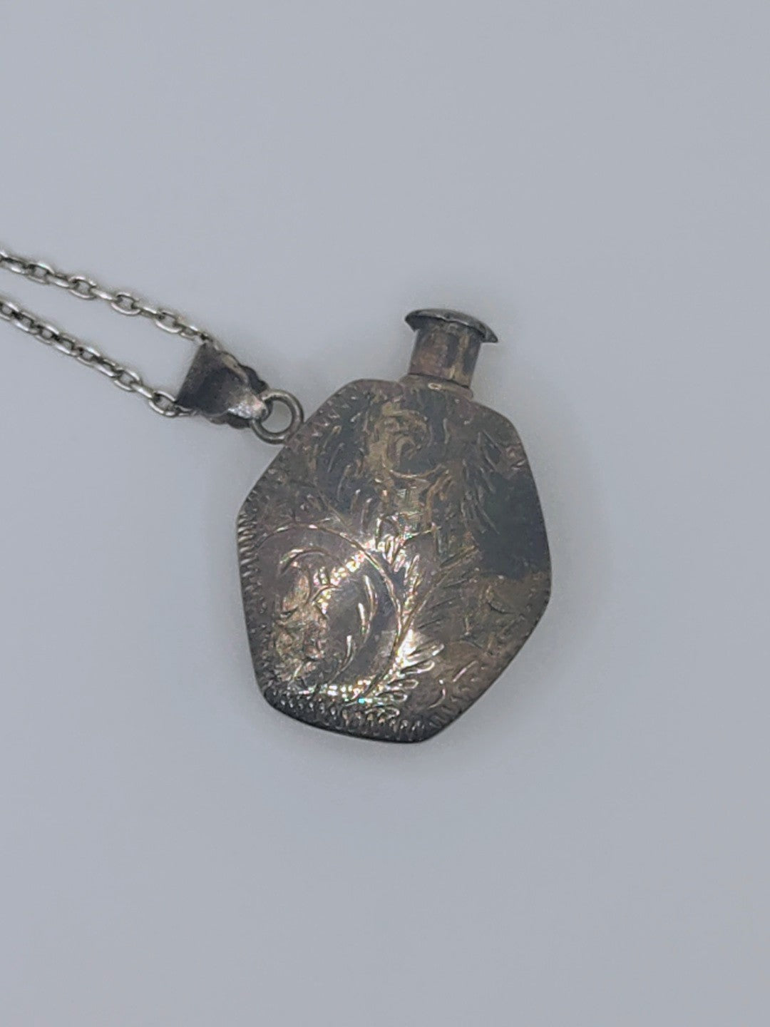 Sleepwalker’s Secret — Sterling Perfume Vial Necklace