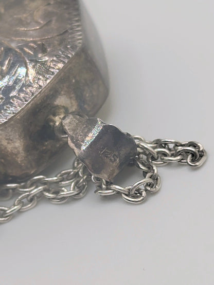 Sleepwalker’s Secret — Sterling Perfume Vial Necklace