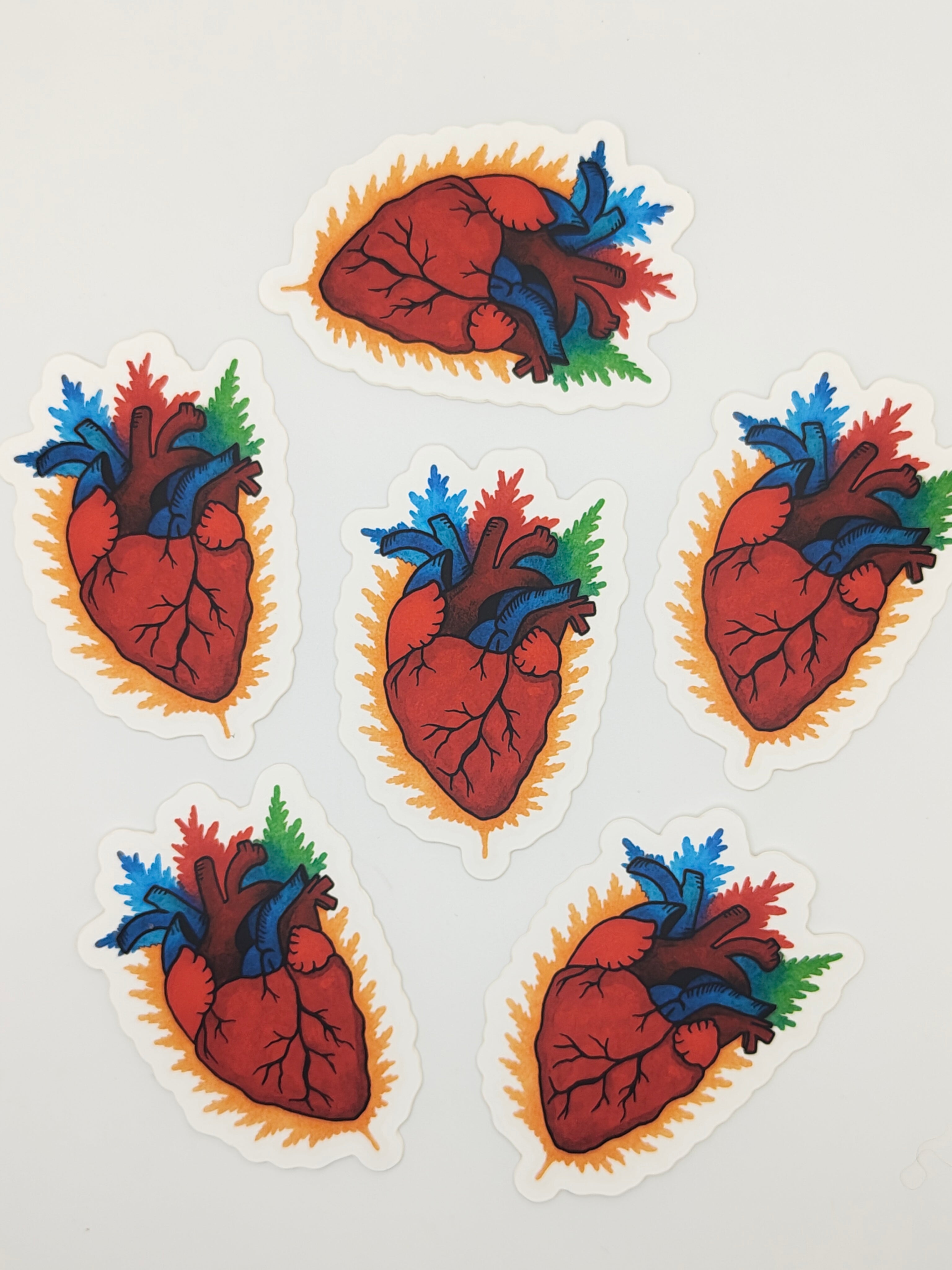 Heart of Elements - Bubble-Free Vinyl Sticker