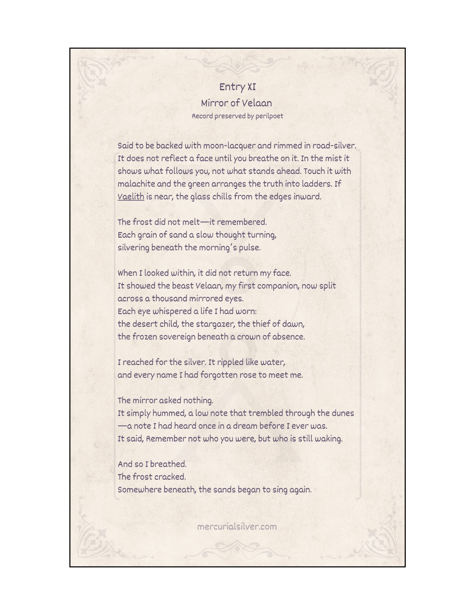 Mirror of Velaan – Vintage Chinese Jadeite & Sterling Silver Hand Mirror