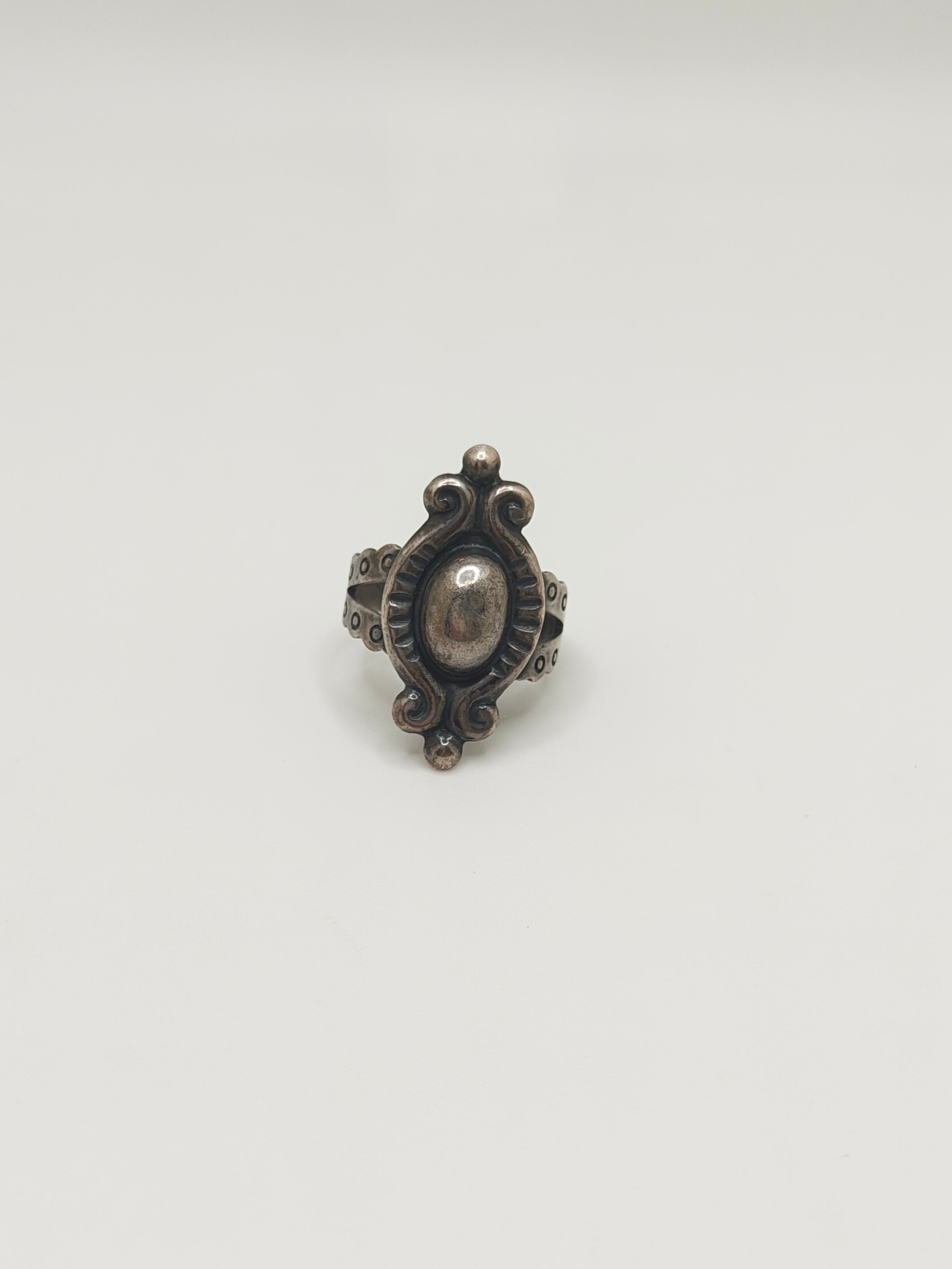 The Sanctum Eye — Sterling Silver Ring, Size 5 (3.94g)