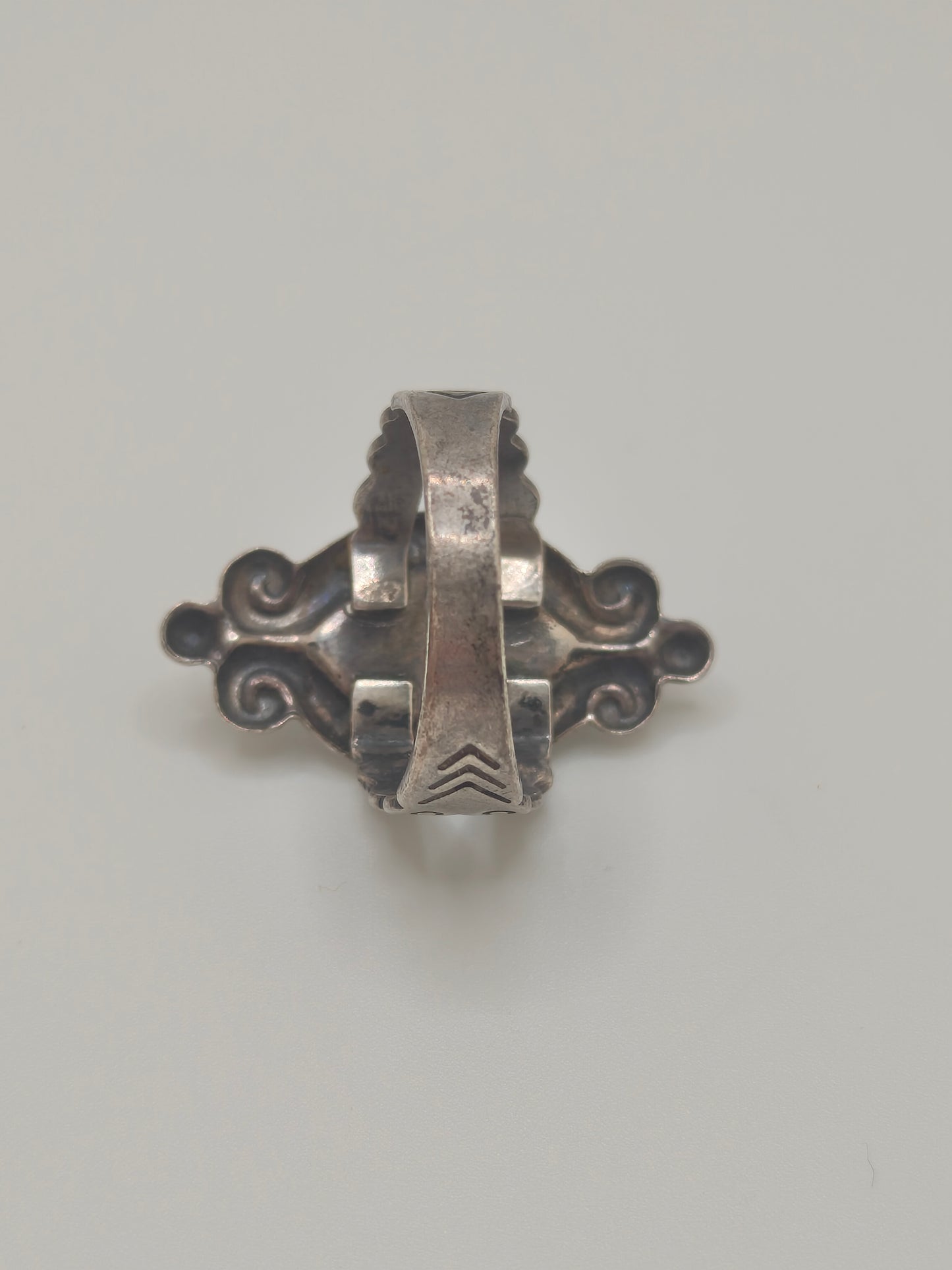 The Sanctum Eye — Sterling Silver Ring, Size 5 (3.94g)