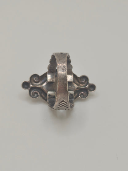 The Sanctum Eye — Sterling Silver Ring, Size 5 (3.94g)