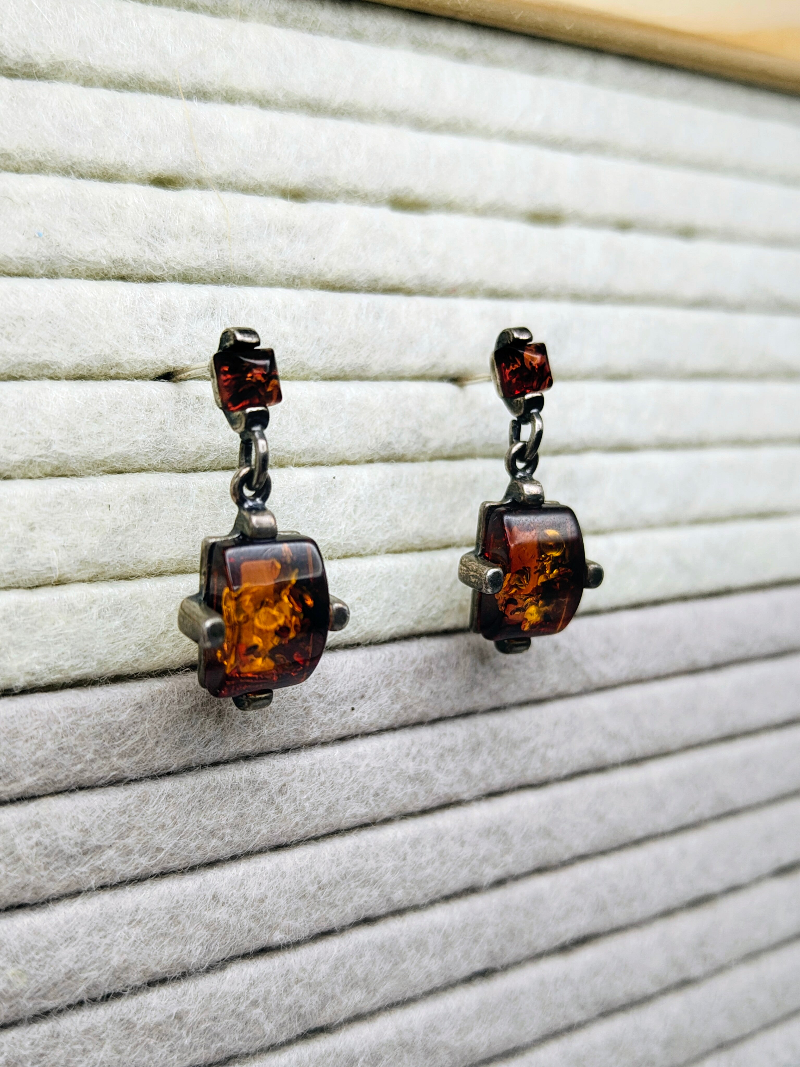 Amber Glyph Earrings