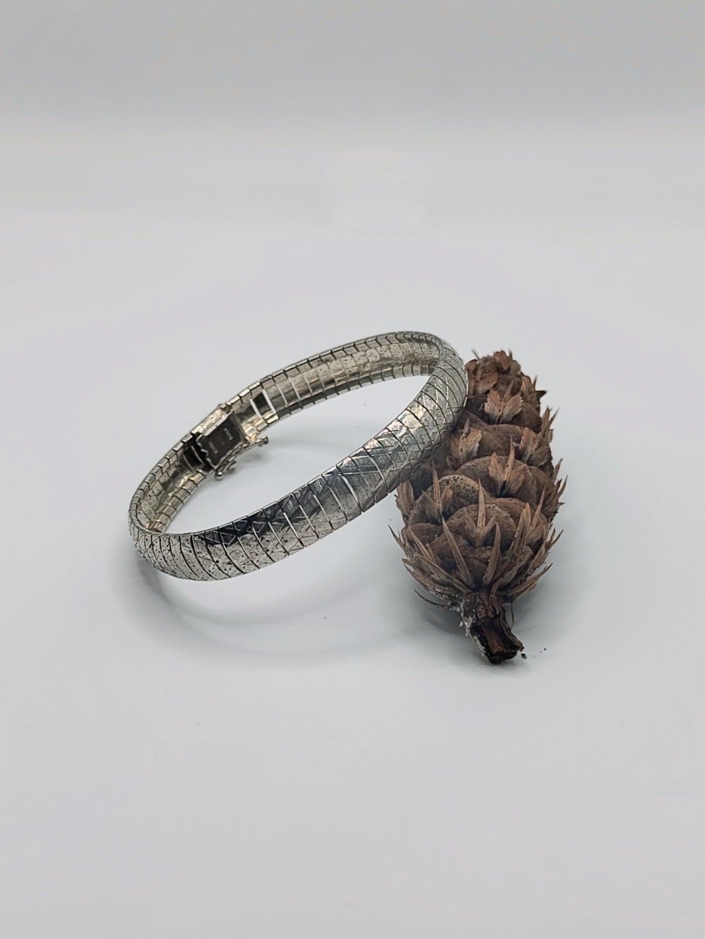 Silver Omega Bracelet