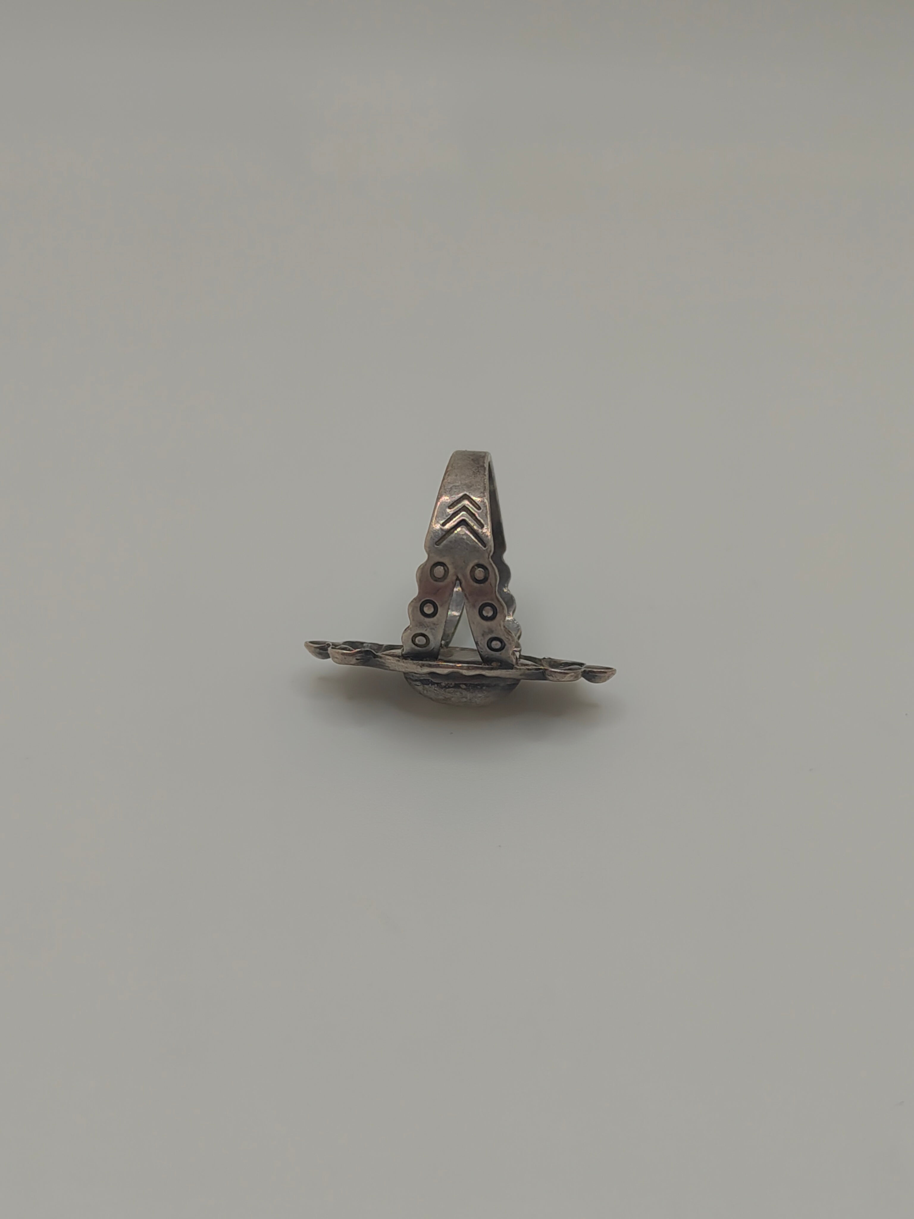 The Sanctum Eye — Sterling Silver Ring, Size 5 (3.94g)