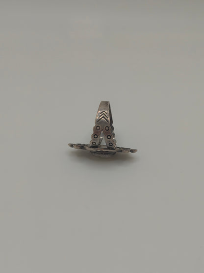 The Sanctum Eye — Sterling Silver Ring, Size 5 (3.94g)