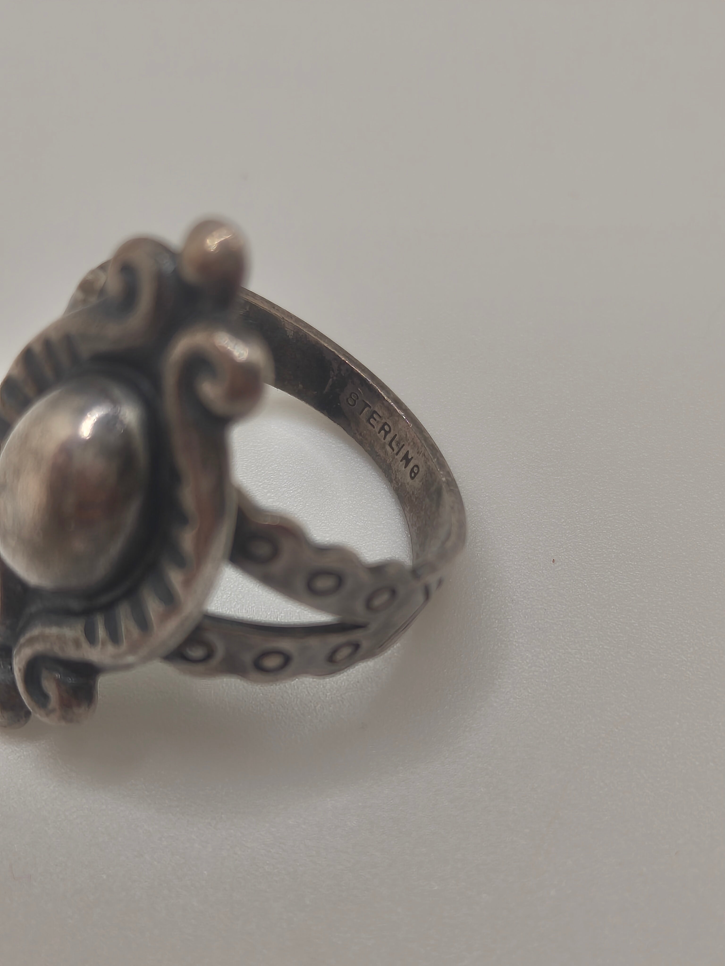 The Sanctum Eye — Sterling Silver Ring, Size 5 (3.94g)