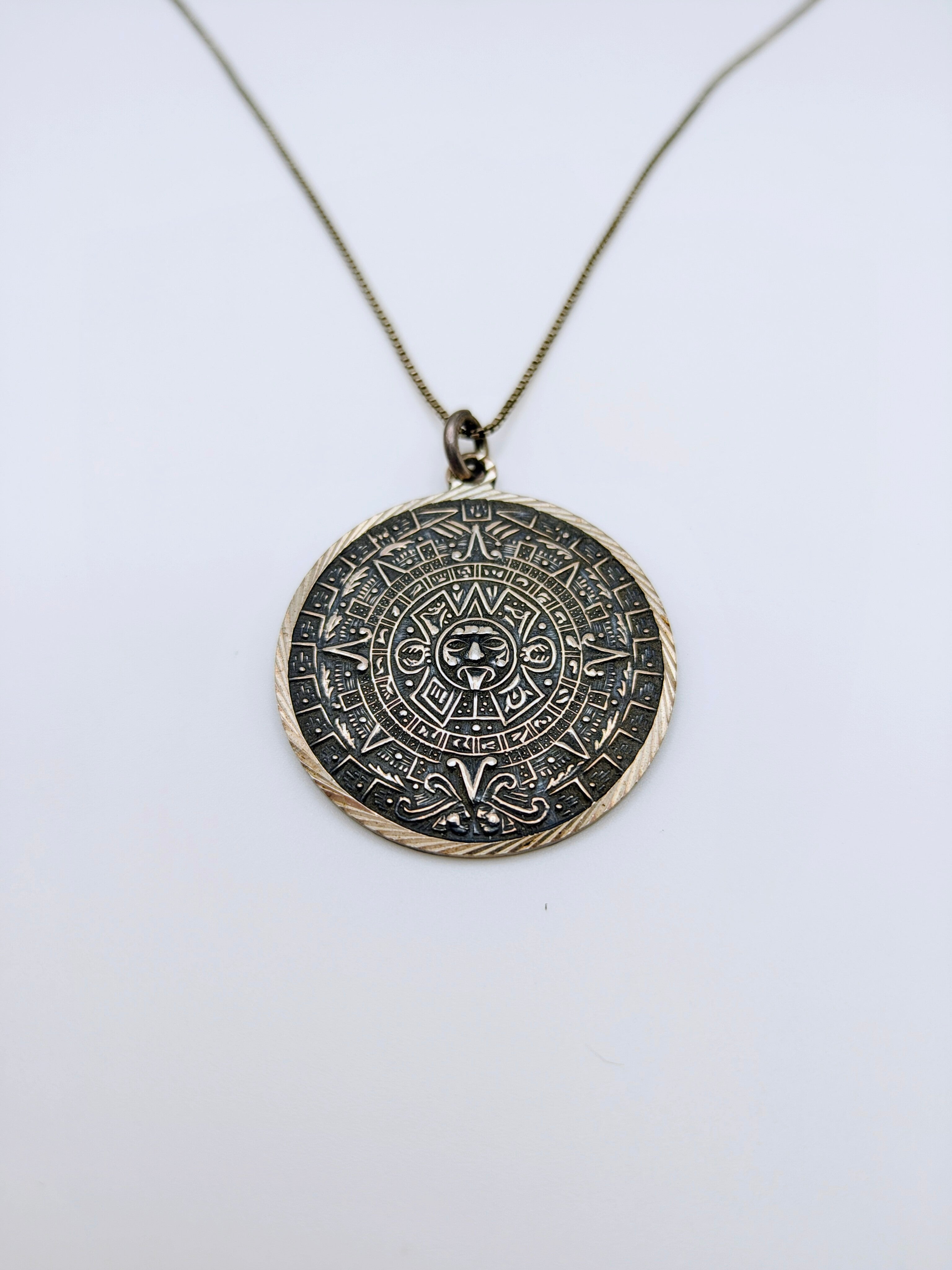 Sun Stone Calendar Medallion