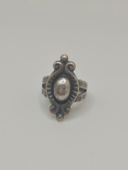 The Sanctum Eye — Sterling Silver Ring, Size 5 (3.94g)