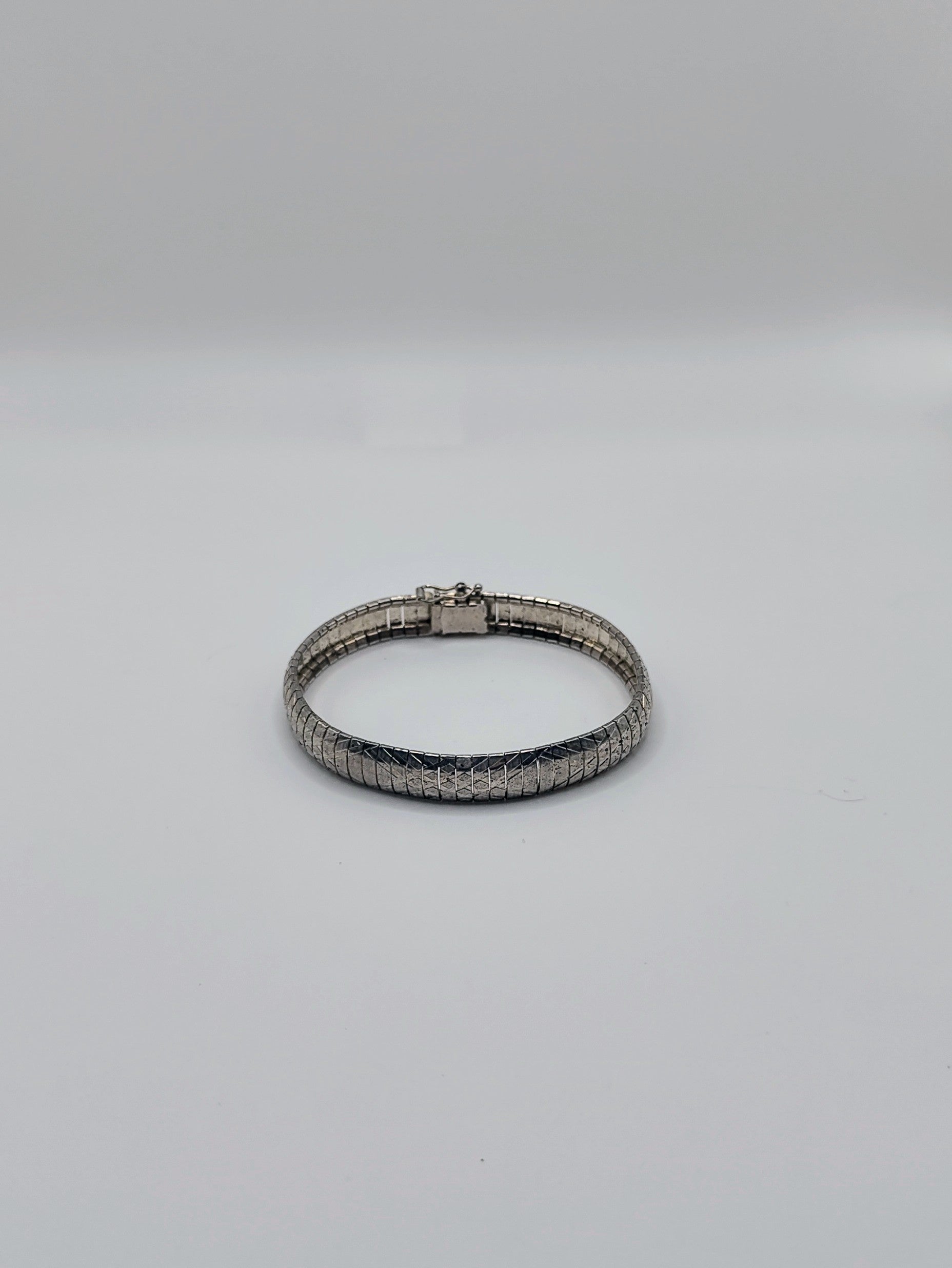 Silver Omega Bracelet